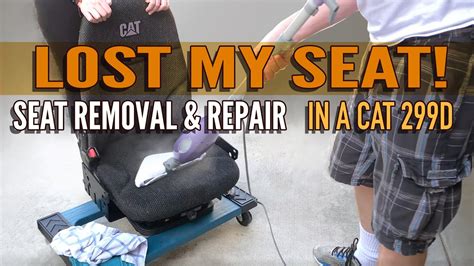 cat 299d seat problems